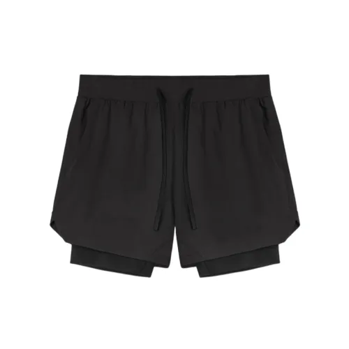 Sporty Breathable Four Way Stretch Fabric Sports Shorts Unisex