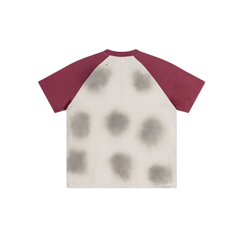 Preppy Contrast Color Cotton T Shirt-13