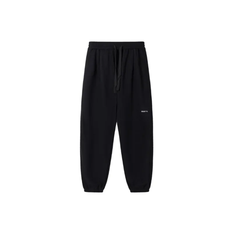 Letter Embroidery Multicolor Casual Pants-0