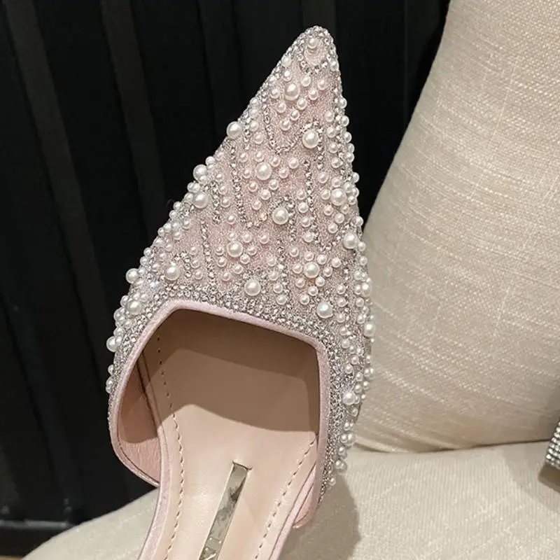 Fashionable Plain High Heels-3