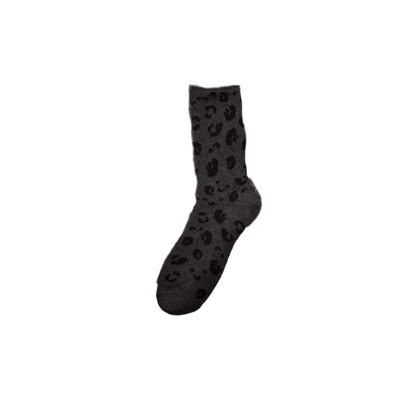 Fashionable Simple 100% Cotton Mid Calf Sock-1