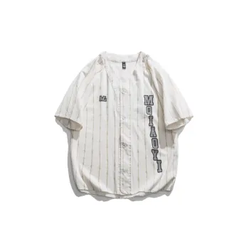 Casual Trendy Stripe Baseball Shirt