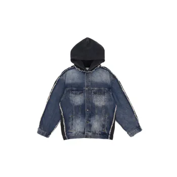 New Fashion Brand Cotton Denim Spliced Old Jacket