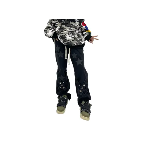 Hip-Hop Patch Loose Jeans