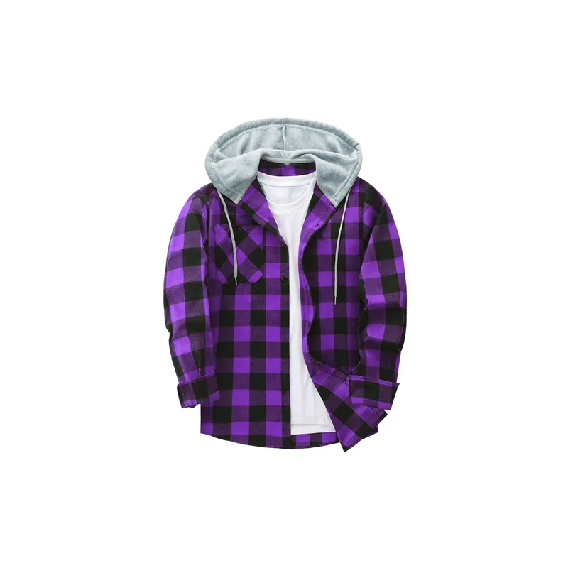 Casual Fashionable Cotton Blended Fabric Shirt-2