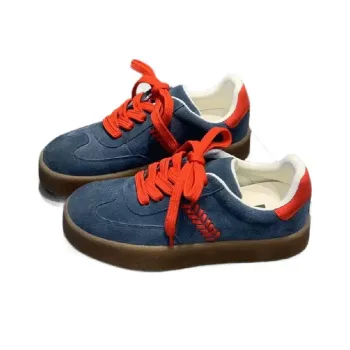 Fashionable Contrast Color Skateboarding Shoes