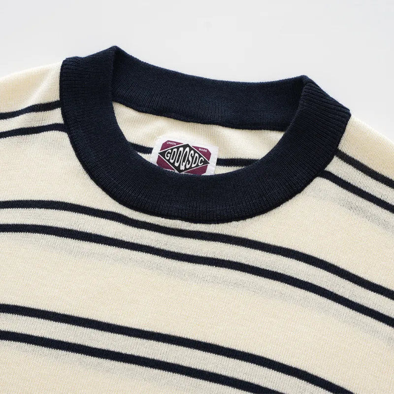 Simple Striped Tencel T Shirt-2