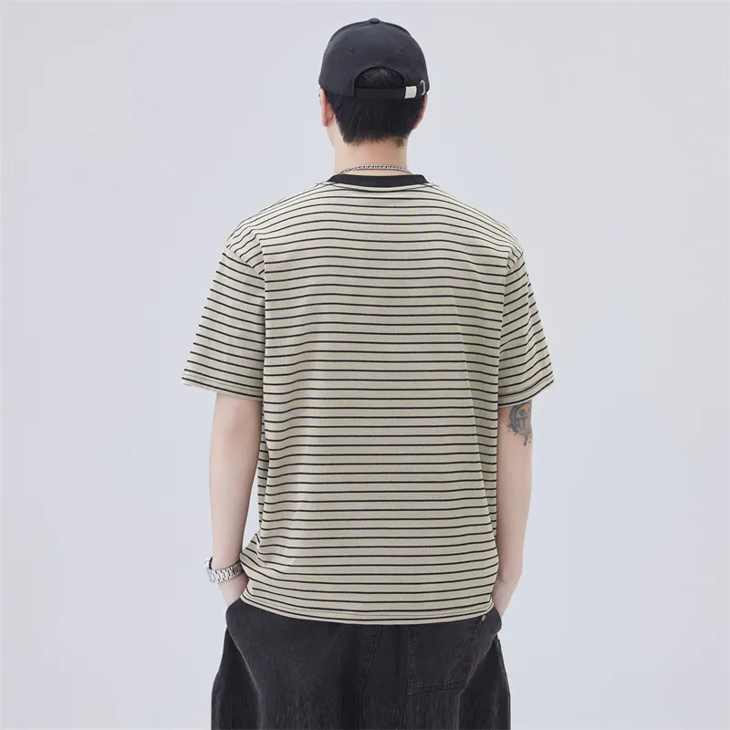 Casual Loose Blended Synthetic Fabrics T Shirt-2
