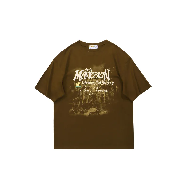 Casual Loose 100% Cotton T Shirt-0