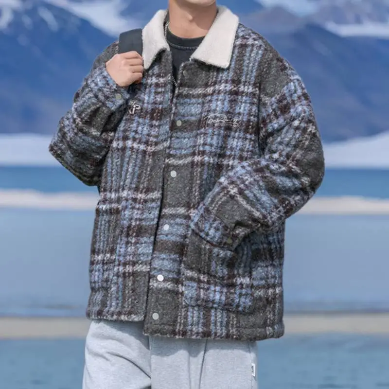Preppy Striped Loose Jacket-3