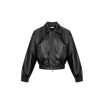 Loose Retro Leather Jacket
