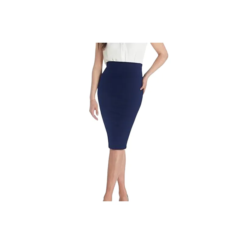 Simple Basics Polyester Skirt Women-6
