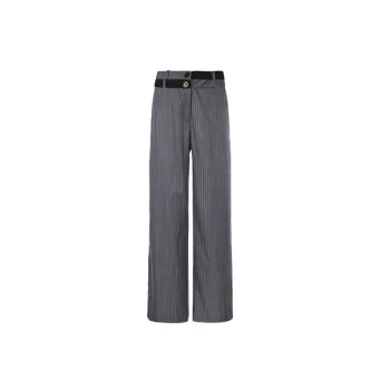 Loose Fashionable Woven Suit Trousers Women