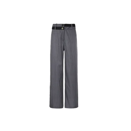 Loose Fashionable Woven Suit Trousers Women