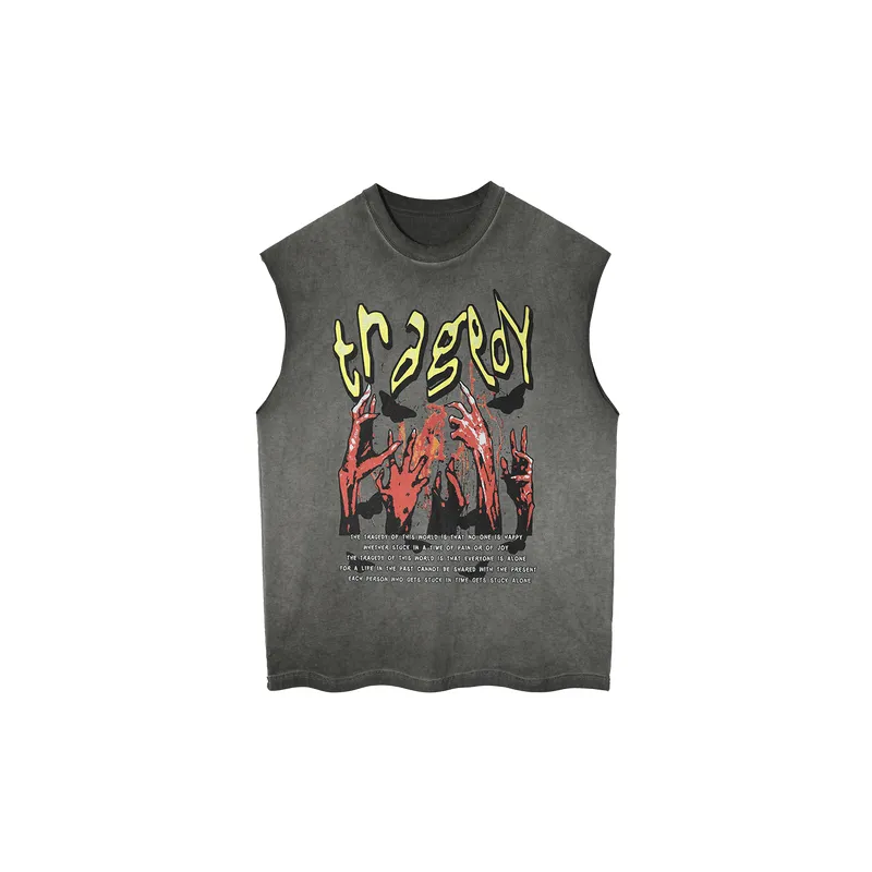 Distress Retro Vest-0