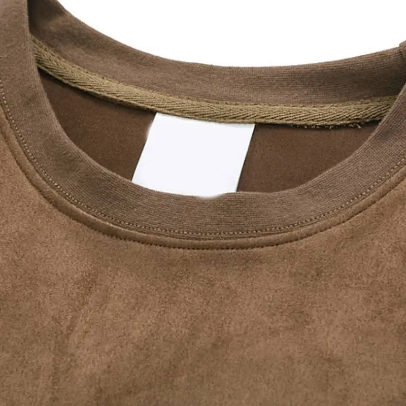 Street Retro Suede T-Shirt-2