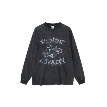 Casual Loose 100% Cotton Sweatshirt