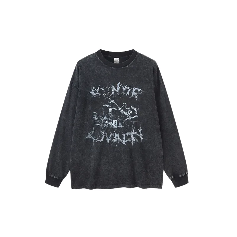 Casual Loose 100% Cotton Sweatshirt-0