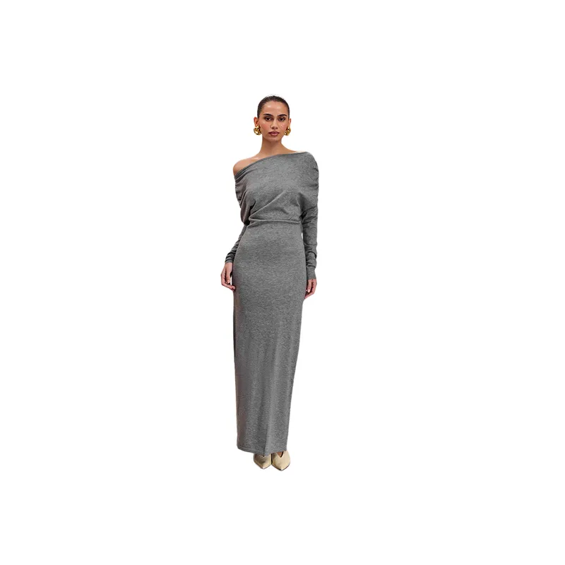 Casual Plain Polyester Dress Women-0