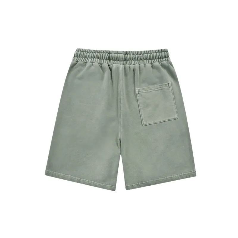 Simple Loose 100% Cotton Casual Shorts-1