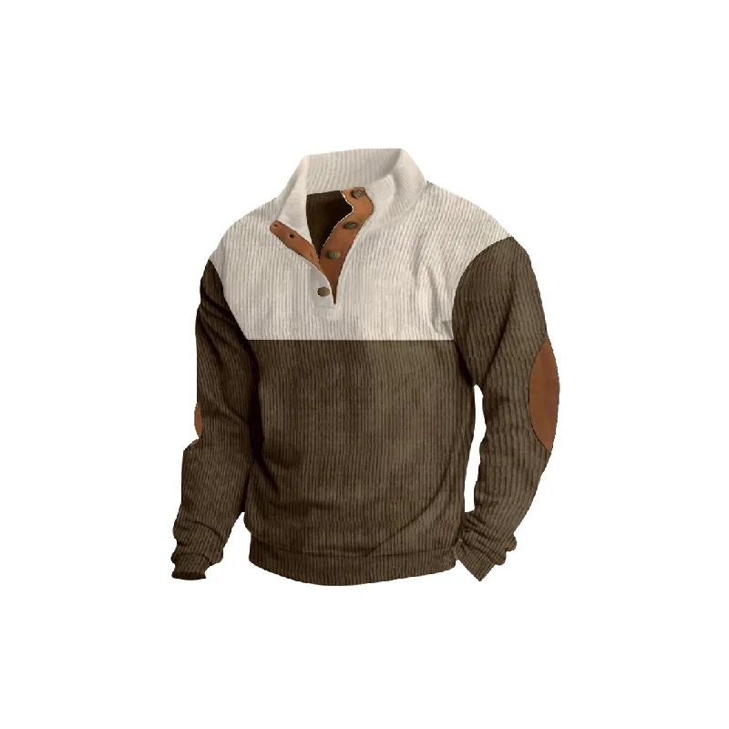 Casual Sports Corduroy Polo-4