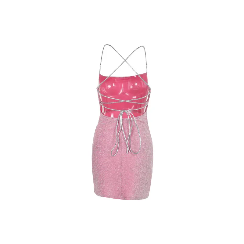 Casual Funky Slip Dress Women-1