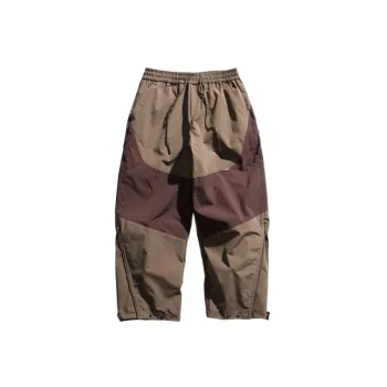 Retro Color Block Crock Pants