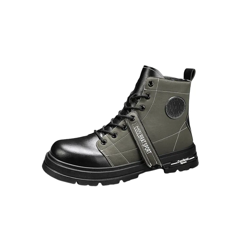 Retro Casual Waterproof Martin Boot-1