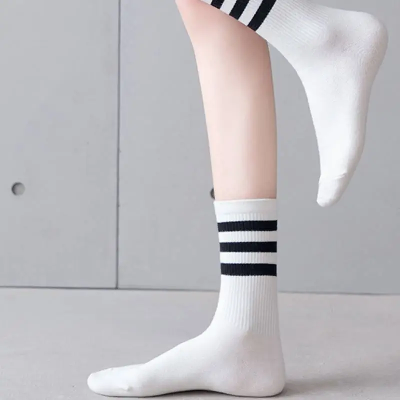 Fashionable Casual Cotton Mid Calf Sock-7