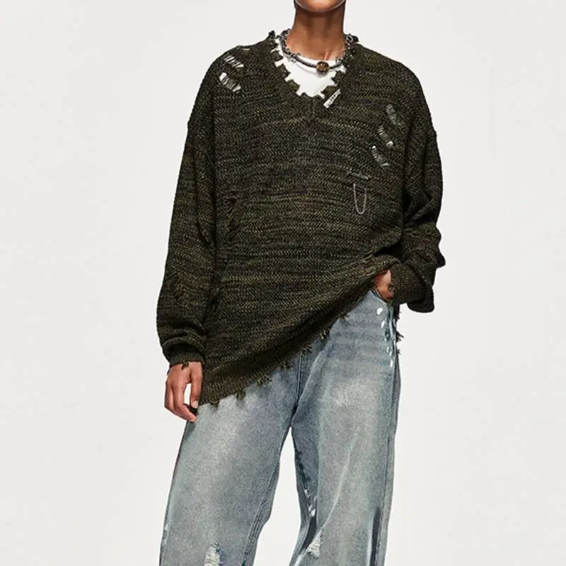 Fashionable Simple Sweater-2