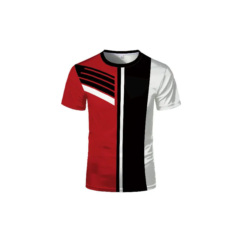 Fashionable Loose Blended Synthetic Fabrics T Shirt-0