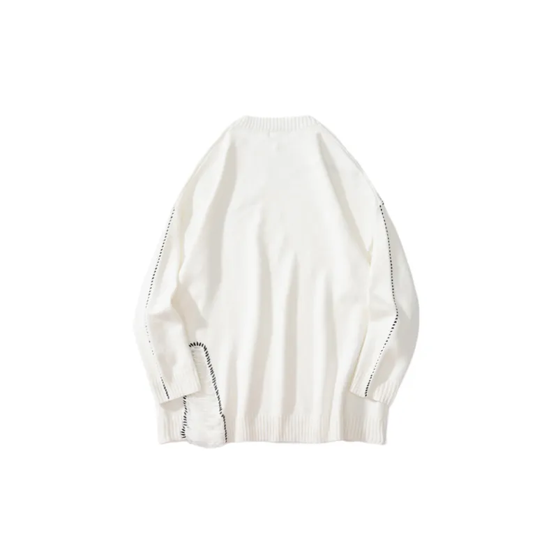 Design Sense High Street Hole New Sweater-1