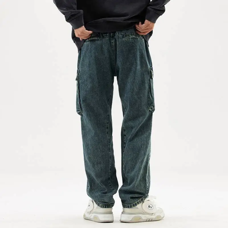 Loose Straight Leg Cargo Pants-1
