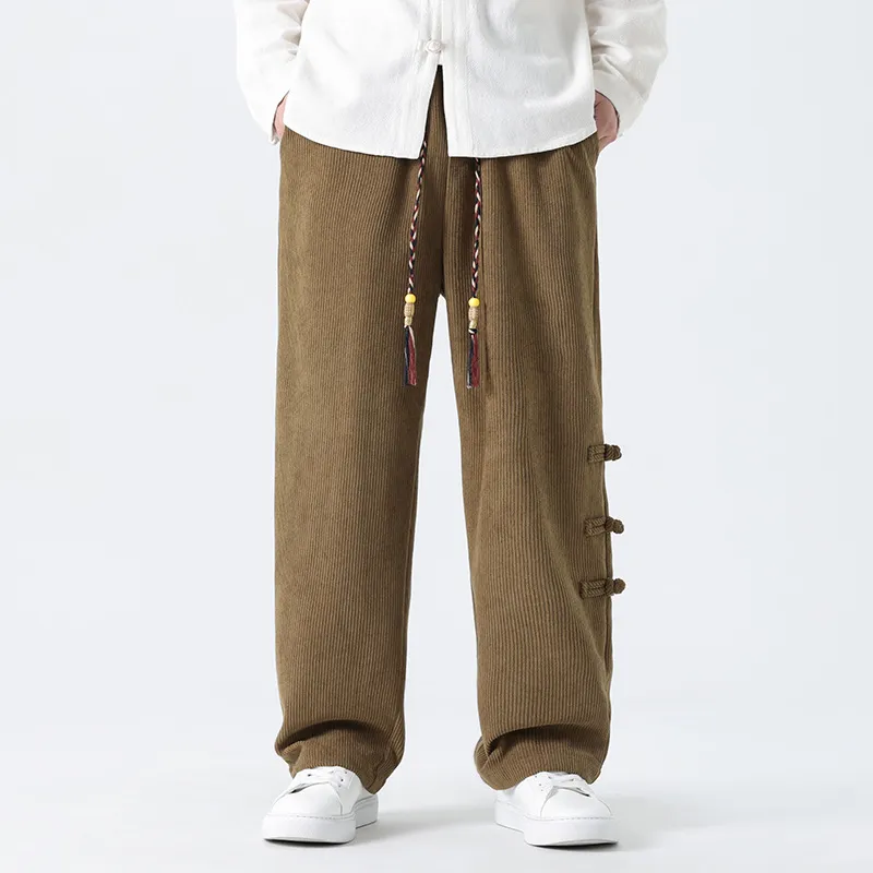 Retro Basics Casual Pants-1
