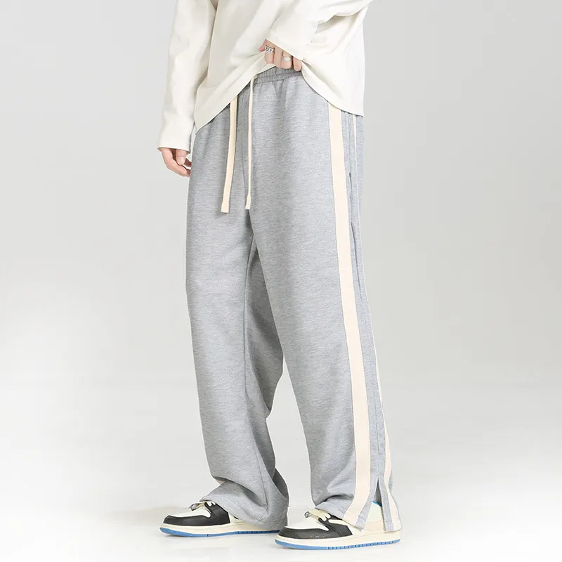 Fashionable Casual Knit Sweatpants-1