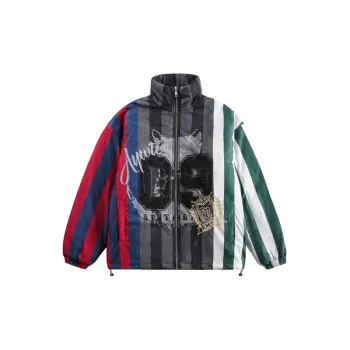 Simple Loose Quilted Jacket