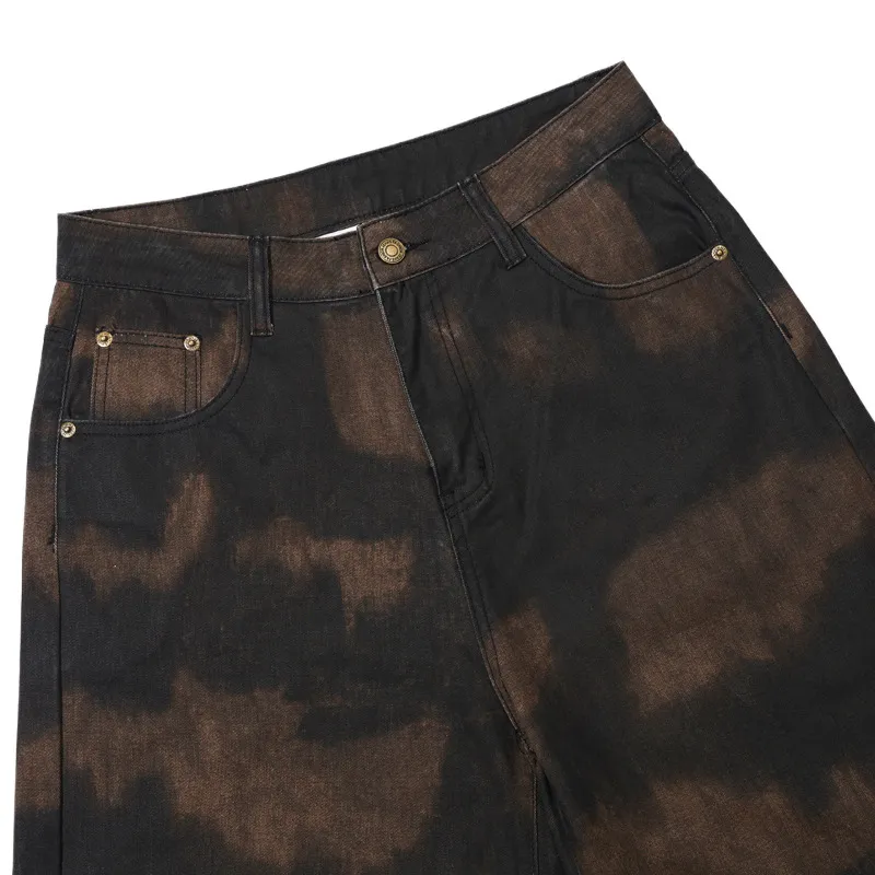 Retro Loose Straight Leg Casual Pants-3