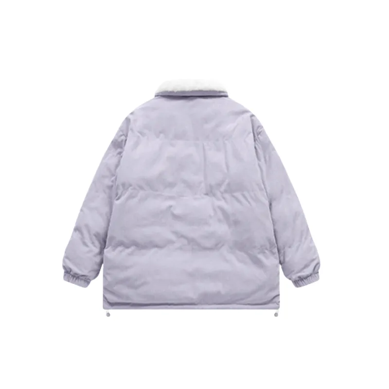 Embroidery Warming Polyester Quilted Jacket-1