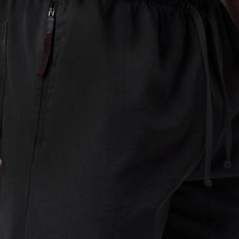 Sporty Plain Cotton Blended Fabric Casual Shorts-7