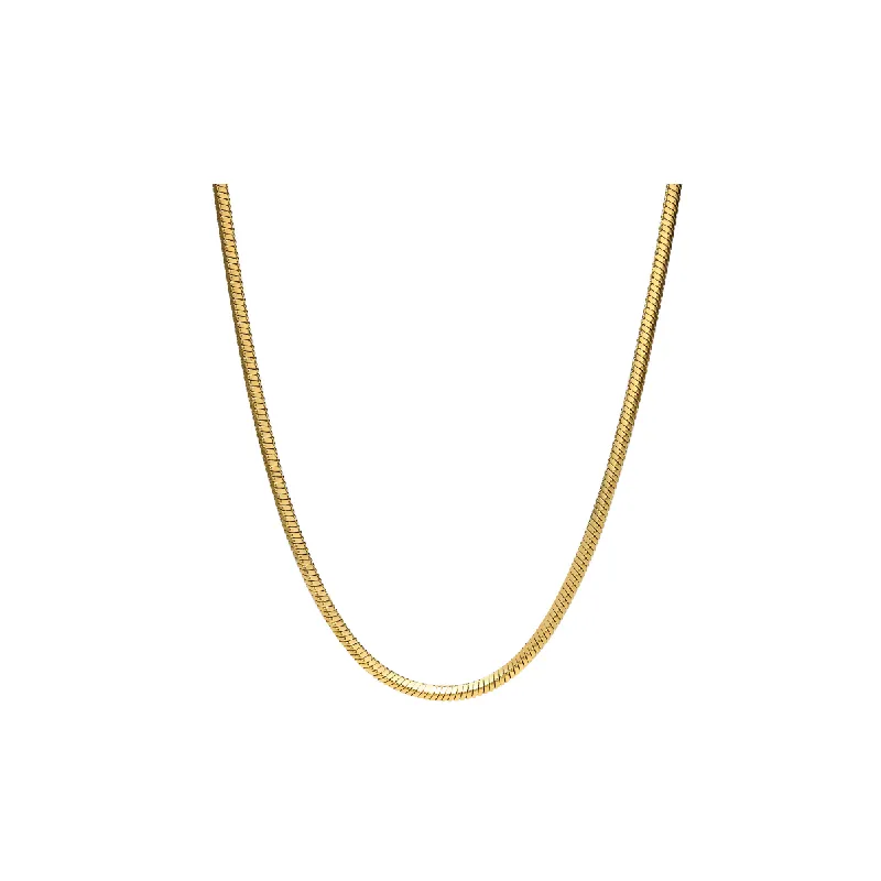 Simple Titanium Steel Snake Bone Chain