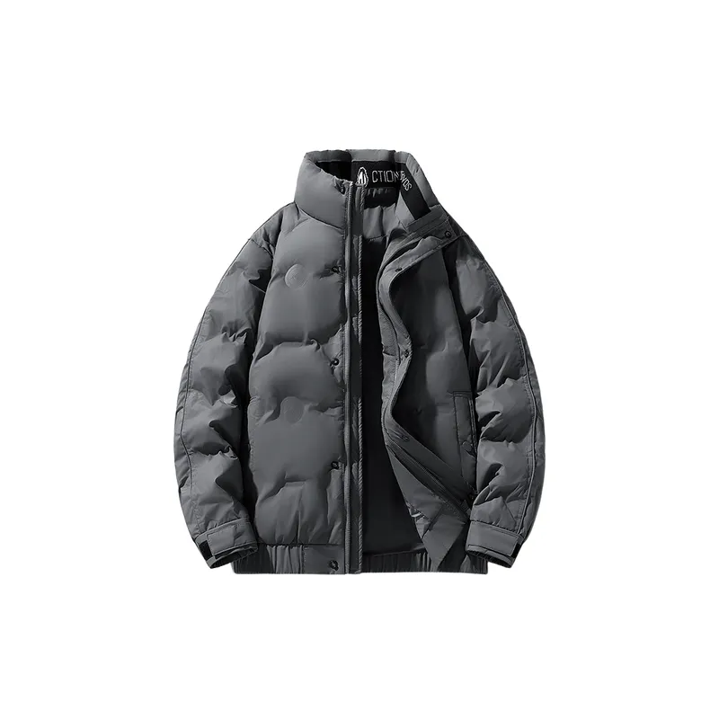Fashionable Plain Polyester Quilted Jacket-2