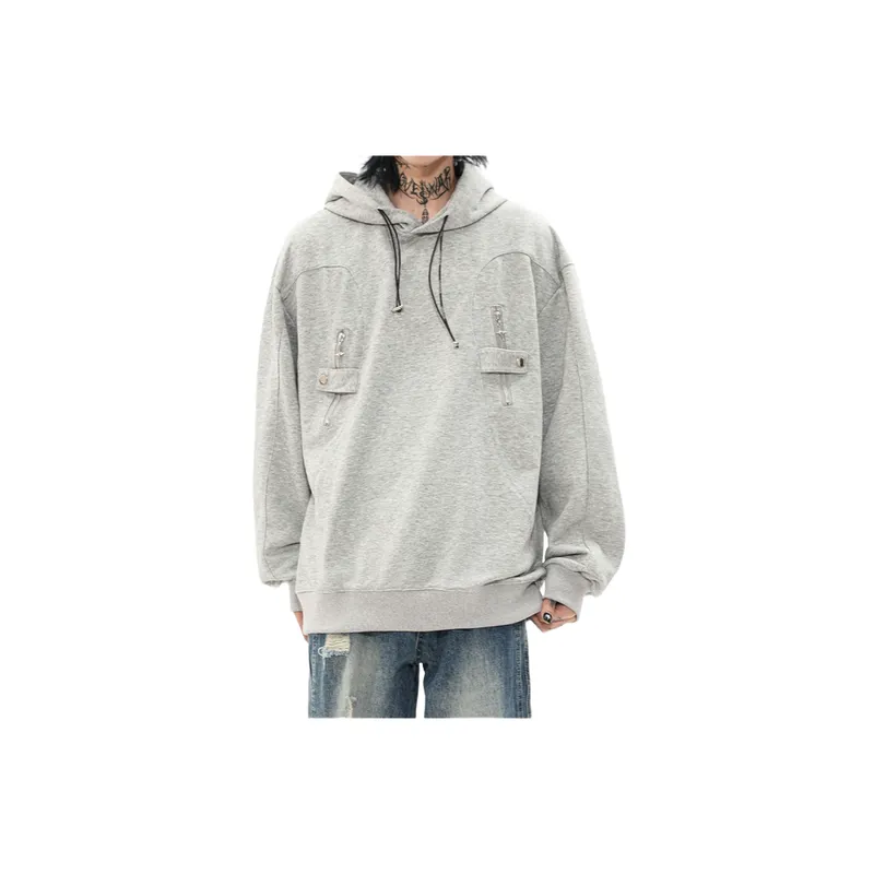 Street Hiphop Design Sense Hooded Sweater-2