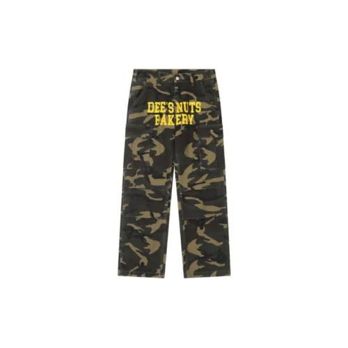 Loose Retro Camouflage Crowd Pants