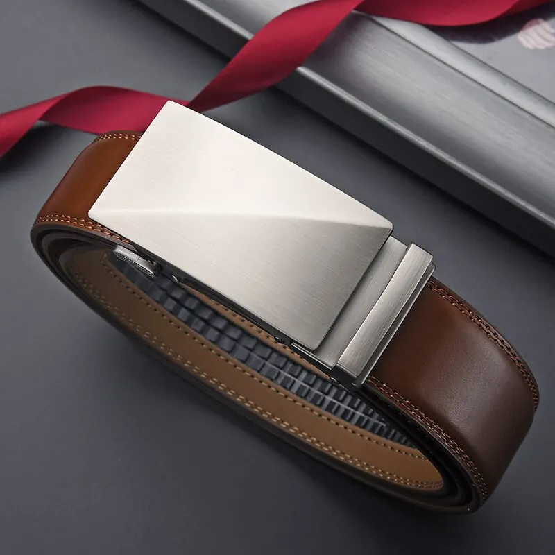 Business Casual Leather Belt-5