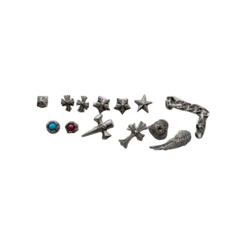 Retro Chain Shoe Buckle Set