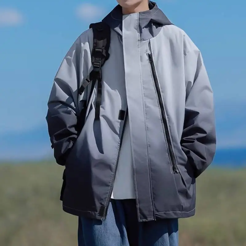 Fashionable Simple Polyester Outdoor Jacket-7