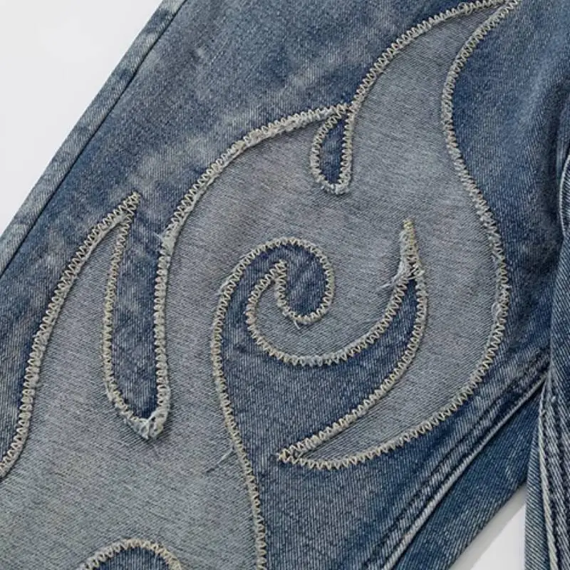 Fashionable Simple Jeans-3