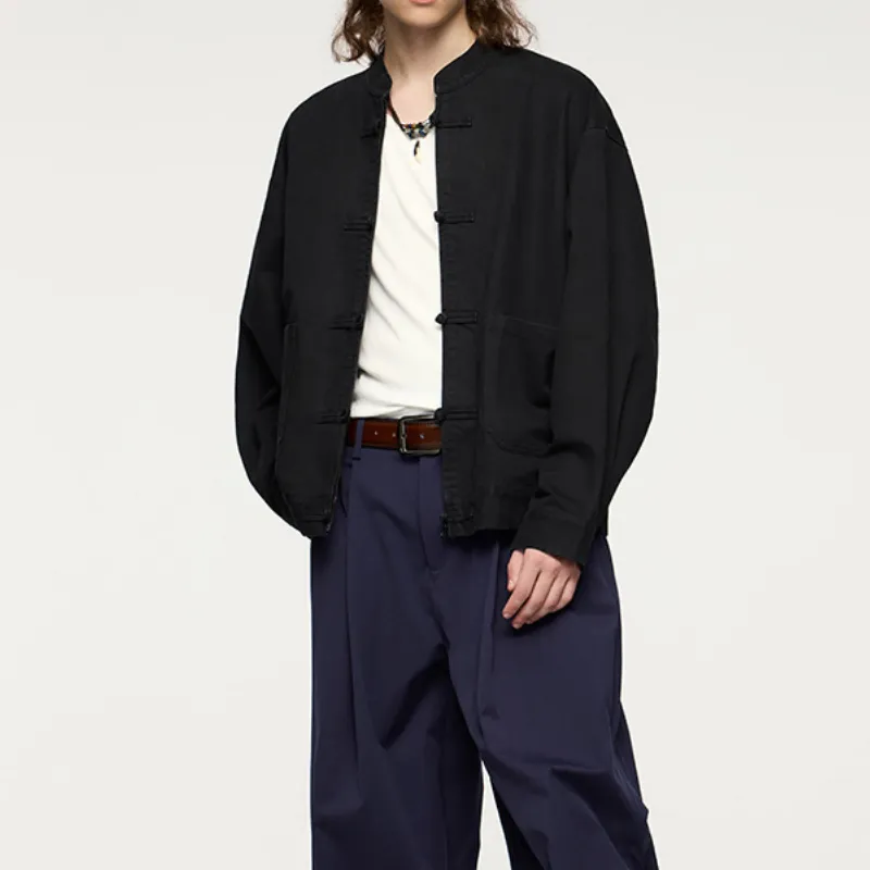 Plain Loose Jacket-2