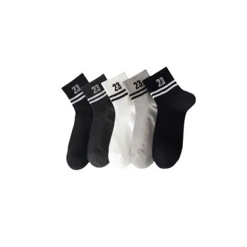 Casual Plain Mid Calf Sock