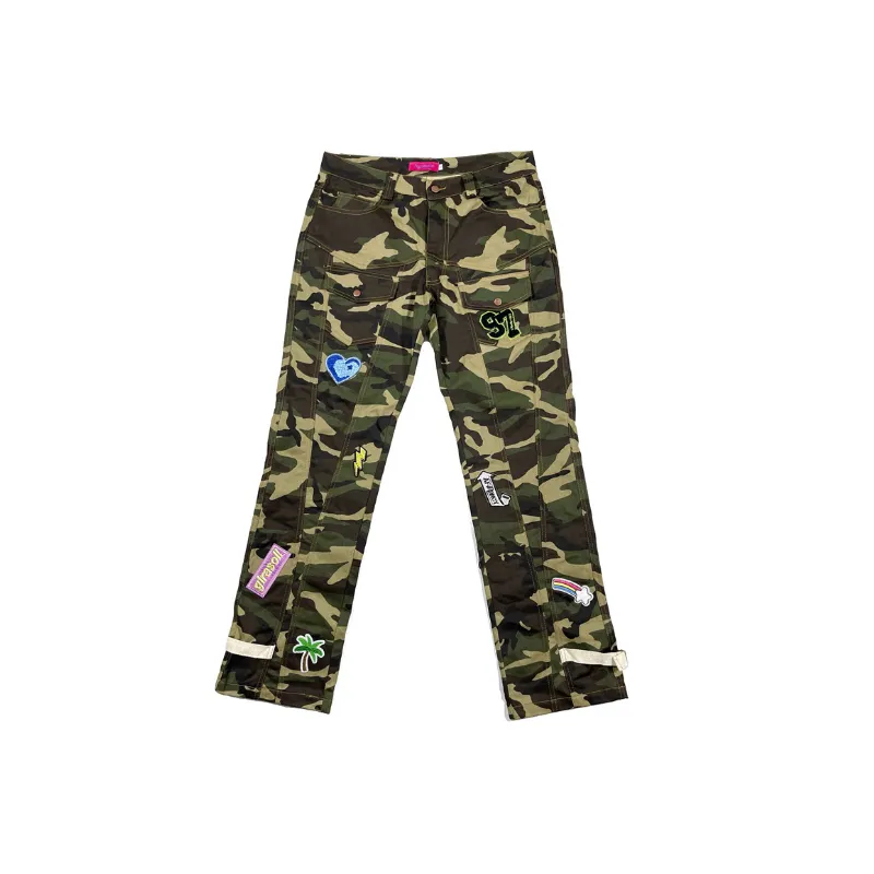 Jeans 'Scarf' nero denim